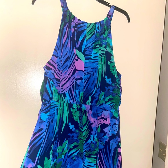 EUC LIKE NEW Lane Bryant Sleeveless Floral Dress - Size 14/16 - Picture 2 of 4
